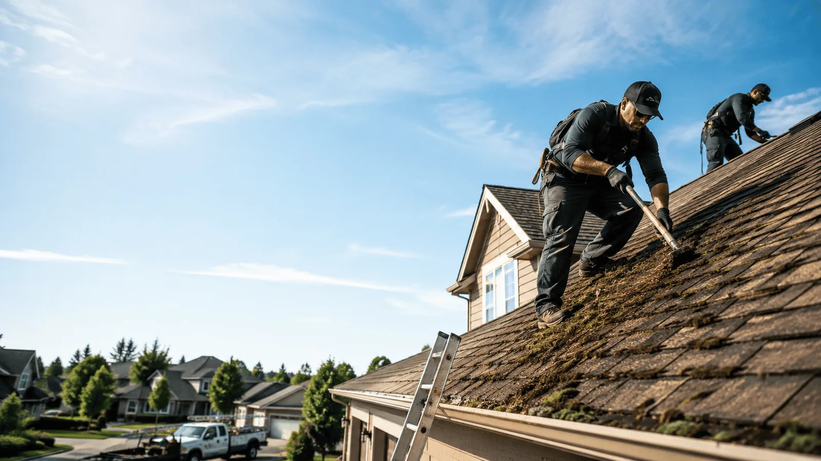 Roof Moss Removal in Roxana, KY near me